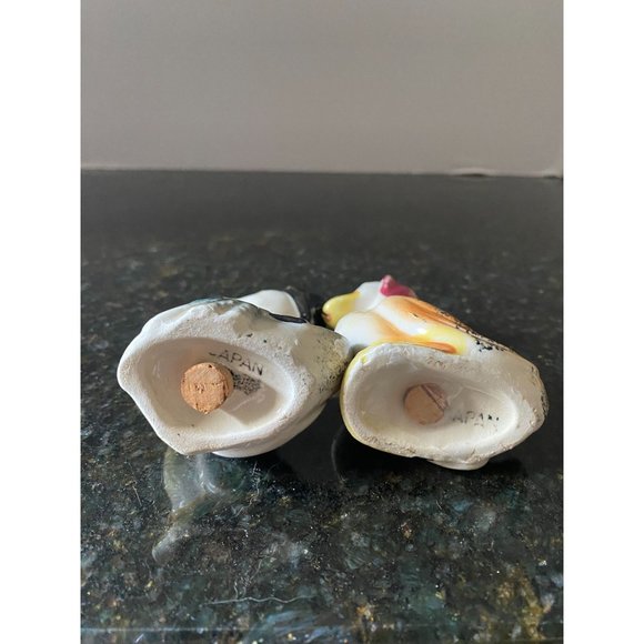 Vintage 4" Mom and Dad Duck Salt and Pepper Shaker, Cork Stoppers, Japan - Picture 7 of 7